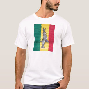 Camiseta Conejo - Conejo en colores rastas: un toque de Gro
