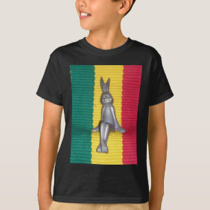 Camiseta Conejo - Conejo en colores rastas: un toque de Gro