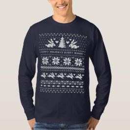 Camiseta Conejo conejo Navidades feos estilo dulce