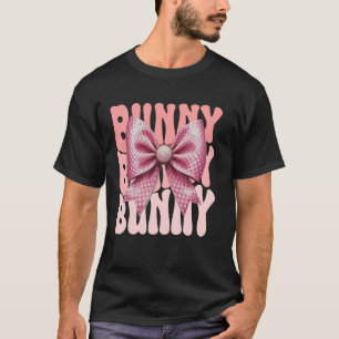 Camiseta Conejo Coqueta Lazo Rosa Abuela Lindo Día de la Ma