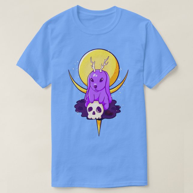 Camiseta Conejo Creepy Con Anguilas Gótico Oculto (Diseño del anverso)