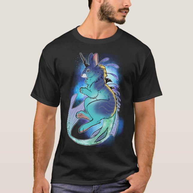 Camiseta conejo cuerno de mar (Anverso)