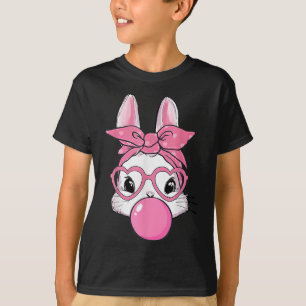 Camiseta Conejo cutáneo con burbuja en día de Pascua