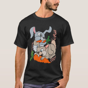 Camiseta Conejo Cute Carrot Funny Mascota Animal Lover Bunn