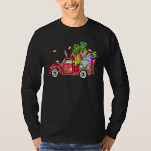 Camiseta Conejo Cute Con Camión De Huevos De Oídos Conejito