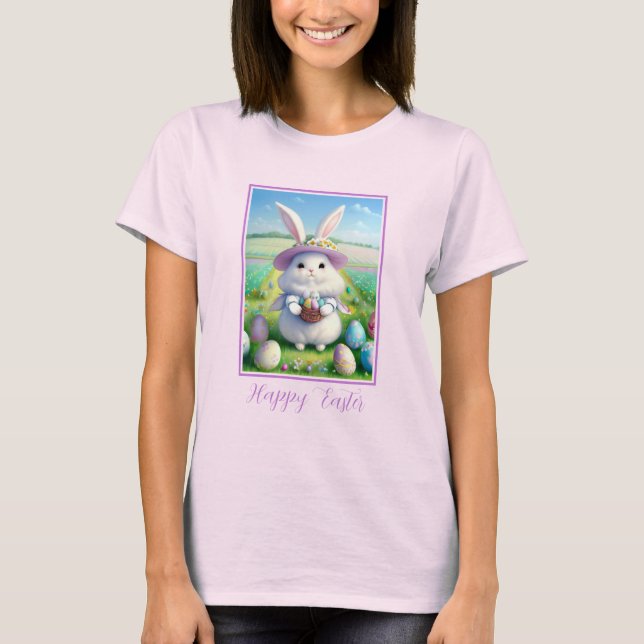 Camiseta Conejo Cute Easter 01 (Anverso)
