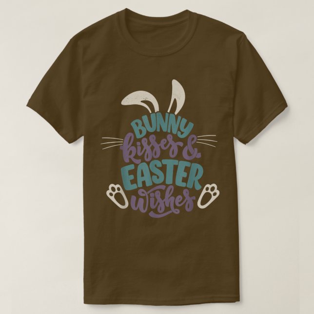 Camiseta Conejo Cute Happy Easter  (Diseño del anverso)