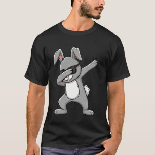 Camiseta Conejo Dabbing Pascua Baile Dab Niños Niñas Bebés