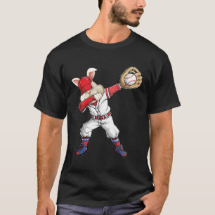 Camiseta Conejo Dabbing Sosteniendo Capturador de Pelota de