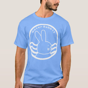Camiseta Conejo de agua Línea blanca Zodiaco chino