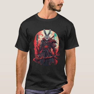 Camiseta Conejo de arte japonés Ninja Ukiyo e Anime Style S