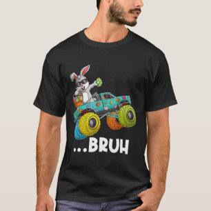 Camiseta Conejo de Bruh Dabbing Feliz Pascua Camión Monstru