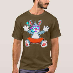 Camiseta Conejo de buceo con gafas de natación Snorkel