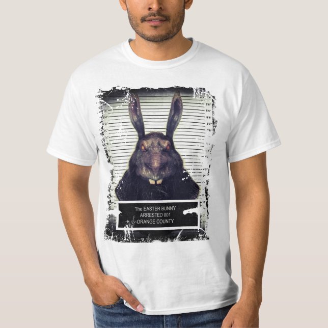 Camiseta Conejo de conejito malvado de pascua (Anverso)