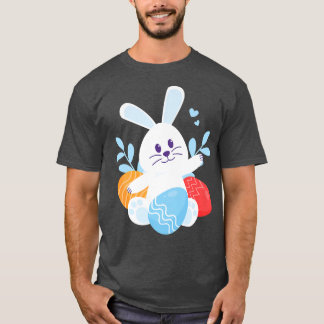Camiseta Conejo de conejo de huevos de pascua 