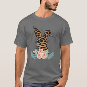 Camiseta Conejo De Conejo De Semana Santa Con Floral Impres