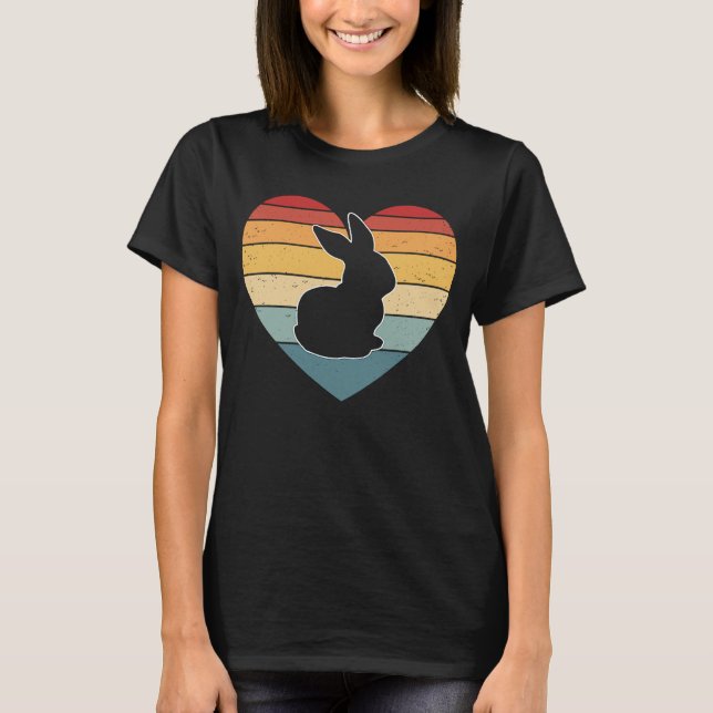 Camiseta Conejo de corazón conejo conejo conejo 2023 Huevo  (Anverso)
