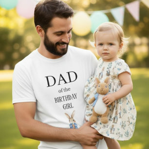 Camiseta Conejo de Cuento de Hadas Papá de la Fiesta de Cum