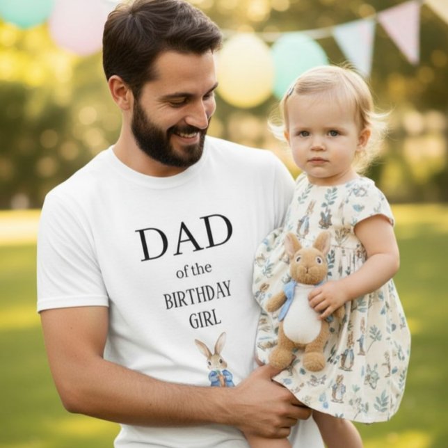 Camiseta Conejo de Cuento de Hadas Papá de la Fiesta de Cum (Subido por el creador)