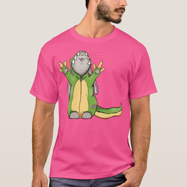 Camiseta Conejo de dinosaurios (Anverso)