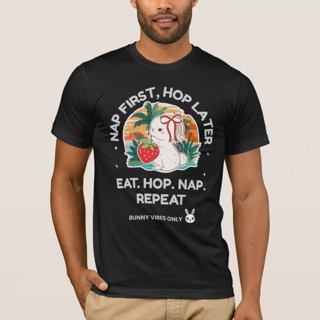 Camiseta Conejo de Ensueño de Fresa (Anverso)