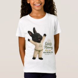 Camiseta Conejo de estiramiento matutino Sticker