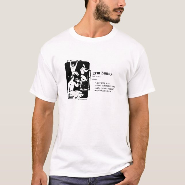 CAMISETA CONEJO DE GIMNASIO (Anverso)
