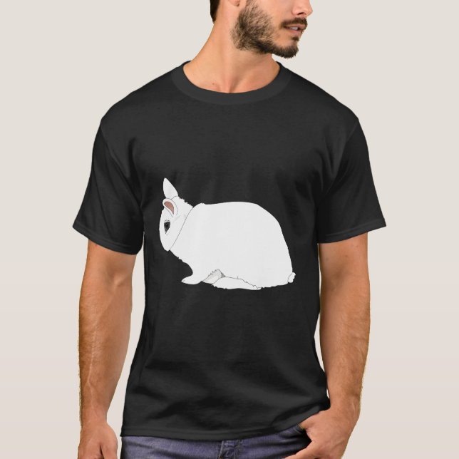 Camiseta Conejo de Hotot enano (Anverso)