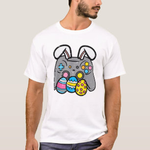 Camiseta Conejo de huevos de videojuegos de Pascua para jug