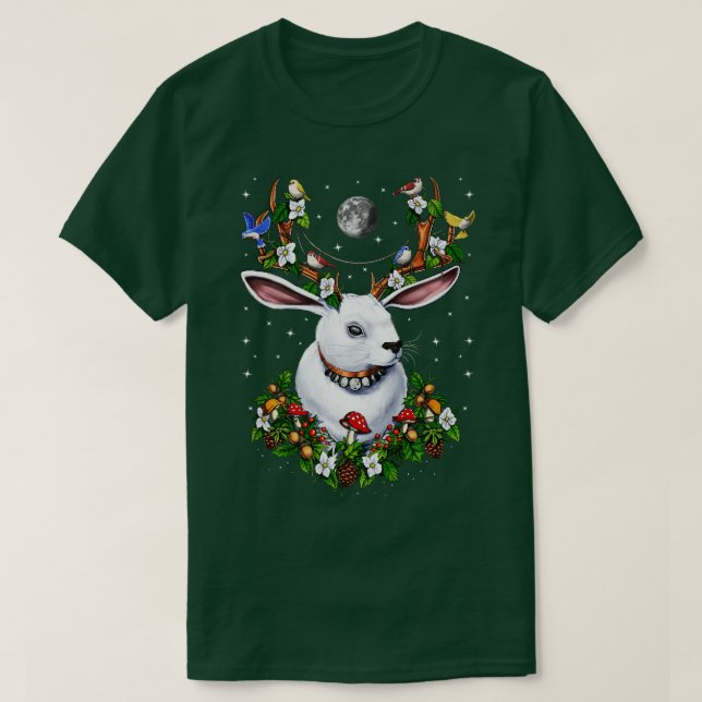 Camiseta Conejo de Jackalope 1 (Diseño del anverso)