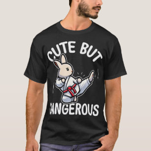 Camiseta Conejo de Karate Taekwondo Lindo Pero Peligroso Ka