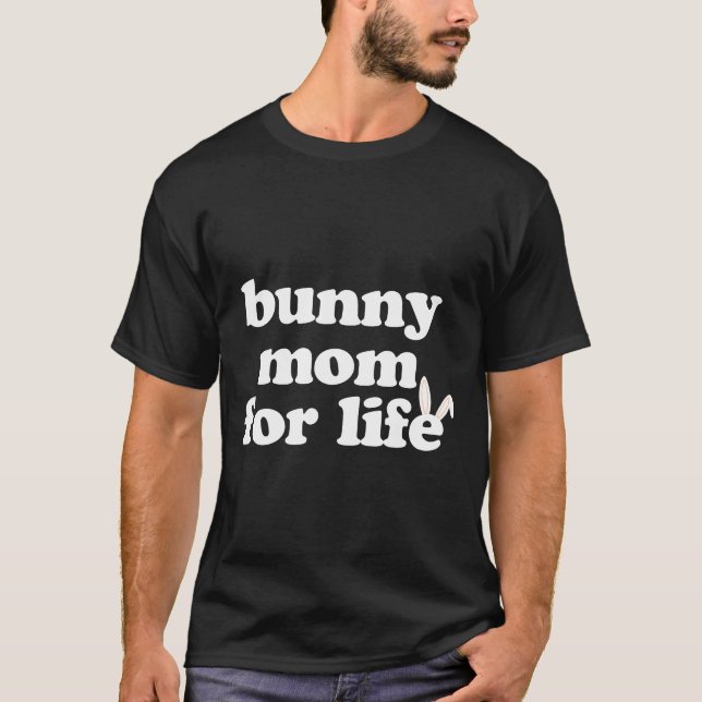 Camiseta Conejo de mamá conejo oreja traje de Halloween dic (Anverso)