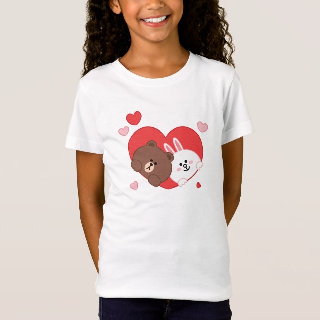 Camiseta Conejo de oso marrón (Anverso)