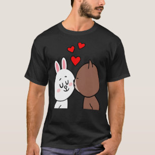 Camiseta Conejo de oso marrón Conejo Conejo Conejo El Lige