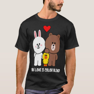 Camiseta Conejo de oso marrón Conejo Conejo Conejo Verdader
