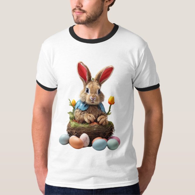 Camiseta Conejo de Pascua (Anverso)