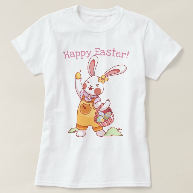 Camiseta Conejo de Pascua (Diseño del anverso)