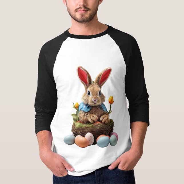 Camiseta Conejo de Pascua (Anverso)