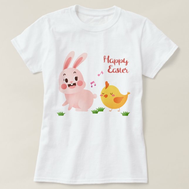 Camiseta Conejo de Pascua (Diseño del anverso)
