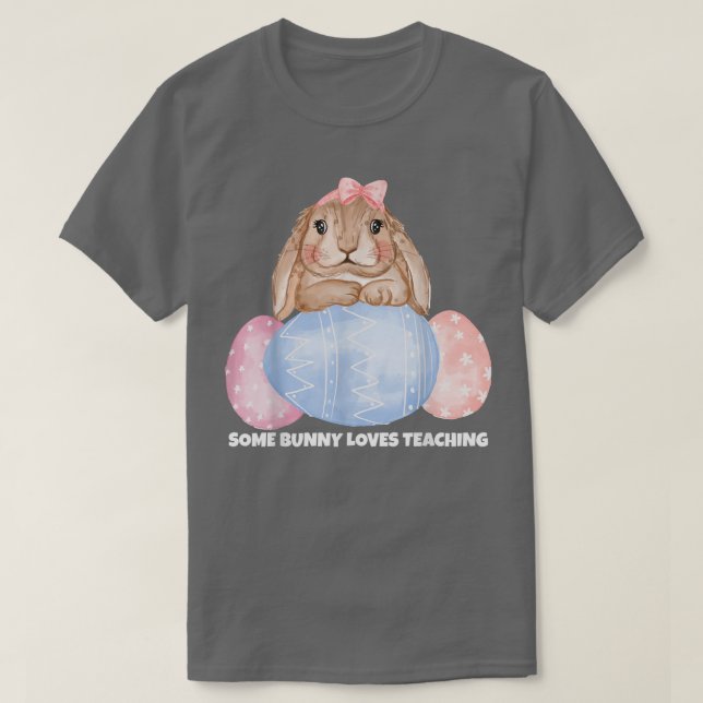 Camiseta Conejo de Pascua, a algunos conejitos les encanta  (Diseño del anverso)