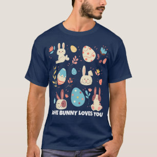 Camiseta Conejo de Pascua, Algunos Conejitos Te Aman 354