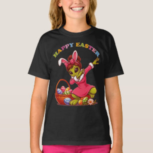 Camiseta Conejo de Pascua Alien Divertido Dabbing Huevo de