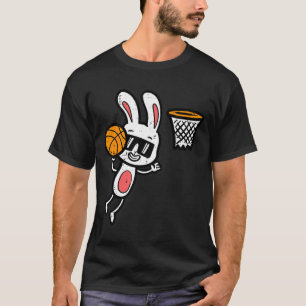 Camiseta conejo de Pascua baloncesto dunk deportes niños pe