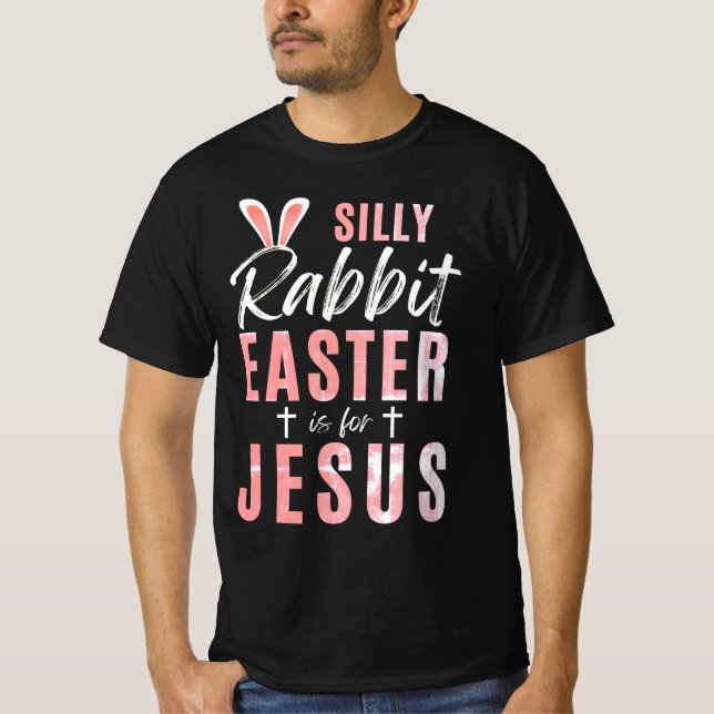 Camiseta Conejo de Pascua con Arcoiris - Pascua (Anverso)