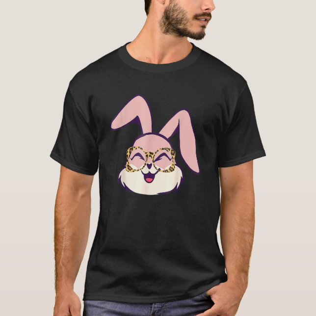 Camiseta Conejo De Pascua Con Gafas De Chita Mujeres De Pas (Anverso)