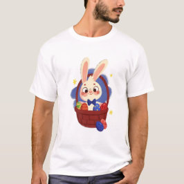 Camiseta Conejo de Pascua con huevos