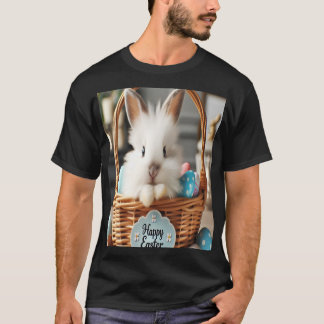 Camiseta Conejo de Pascua con sus huevos.