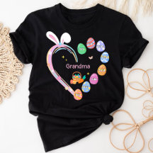 Conejo de Pascua Corazón Huevo de Pascua Abuela Ap