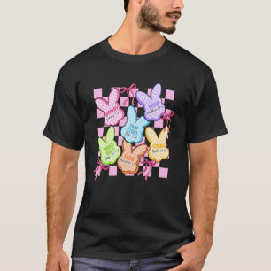 Camiseta Conejo de Pascua cristiana Él ha resucitado Carame