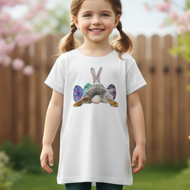 Camiseta Conejo de Pascua Culo de Conejo Cola Lindo Huevos  (Subido por el creador)